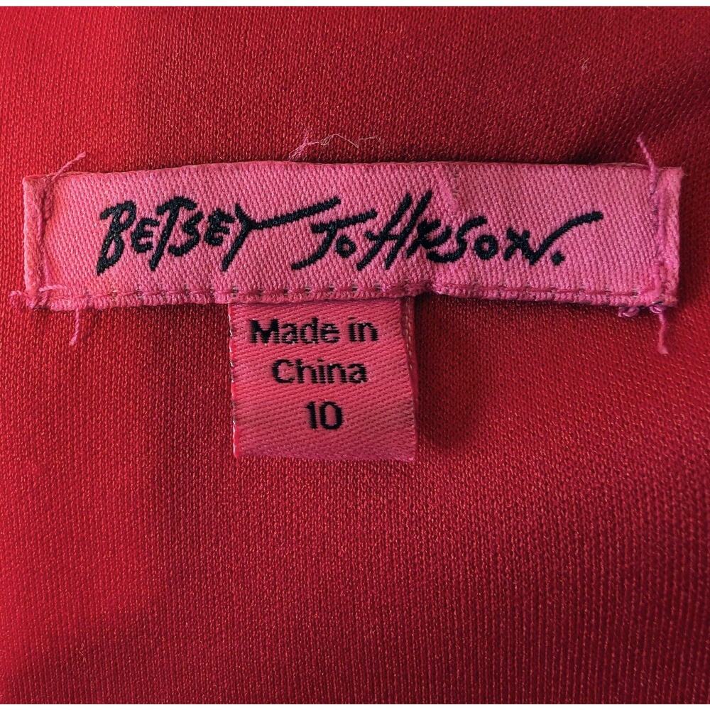 Betsey Johnson Red Midi Dress - Picture 9 of 10